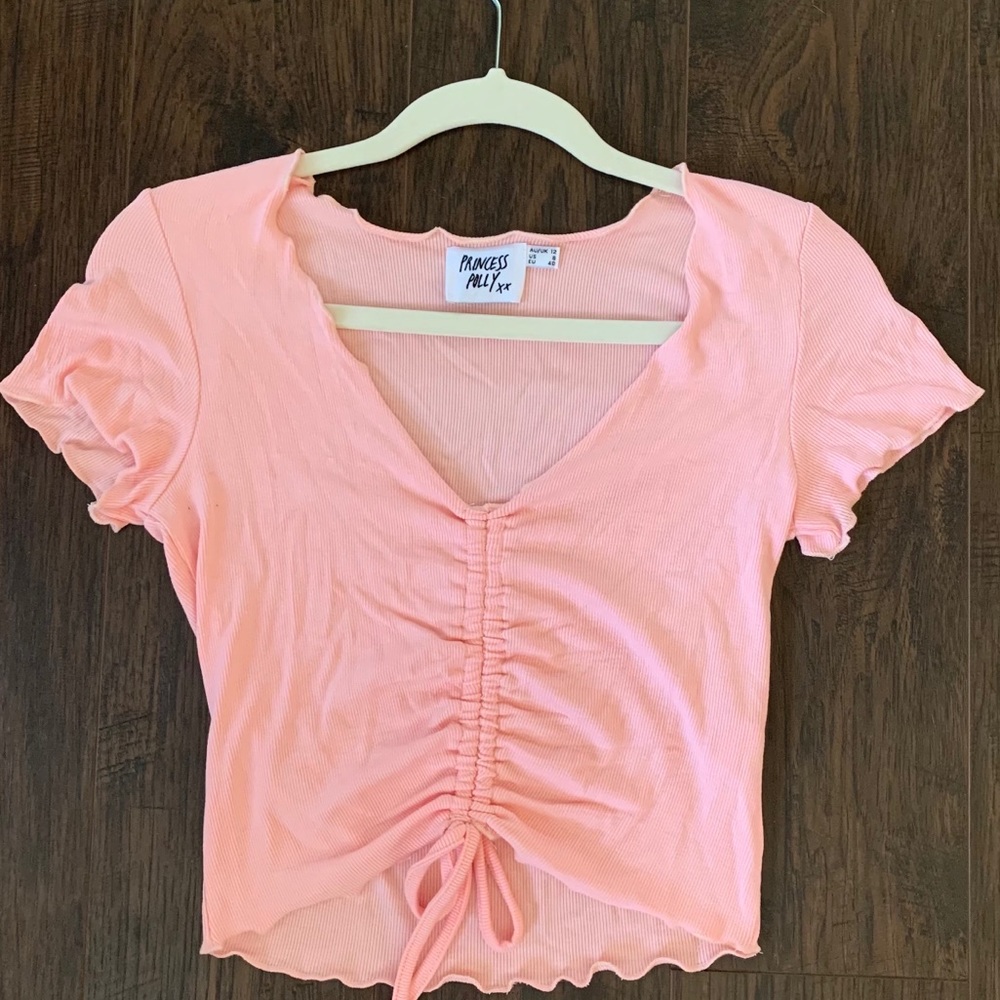 Pink blouse